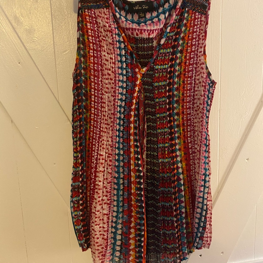 Melissa Page L dressy tank